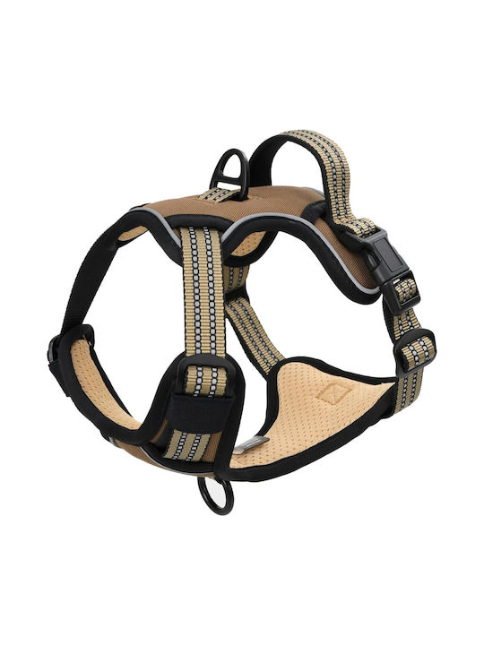 vidaXL Dog Harness Brown Large 4013372