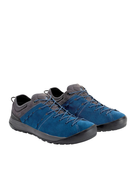 Mammut Men's Hiking Shoes Waterproof with Gore-Tex Membrane Blue