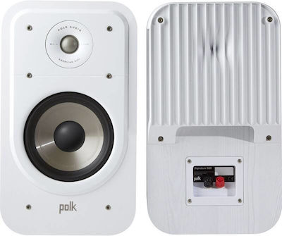 Polk Audio S20 Pereche Boxe Hi-Fi Bookself 125W 2 Nr. de șoferi L21.59xA35.05xÎ37.59cm. Alb