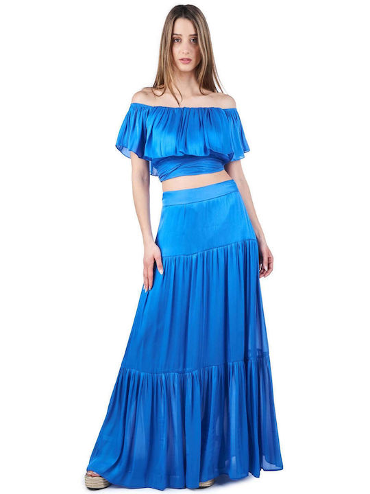 Women's Crop Top Blue