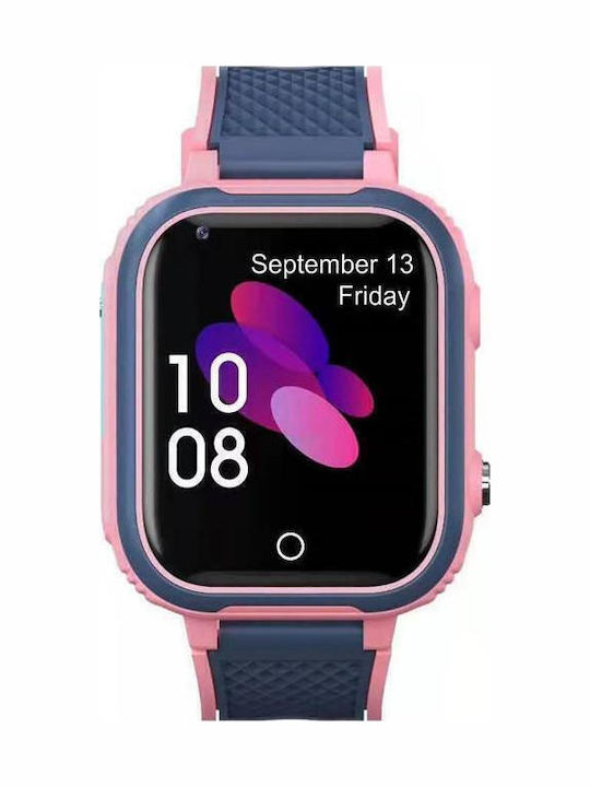 Nubi Kids Digital Watch LT21 with GPS and Rubber/Plastic Strap Pink