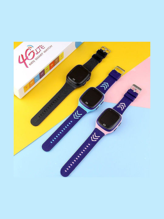 Kids Smart Watch Nubi Lt31 4g Sim Card Camera Gps+lbs+wi-fi Tracking Video Call Waterproof Ip67 Black