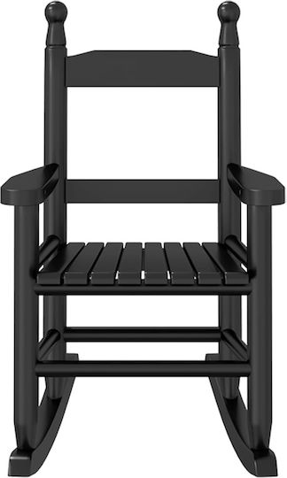 Детски Столове Черни 36x46.5x57см 2бр