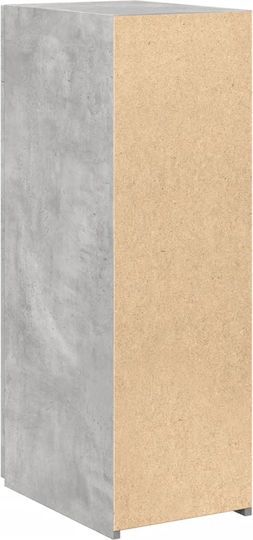 Dulap de Sufragerie de Podea din Plăci Aglomerate, Gri Beton, 30x42.5x93 cm