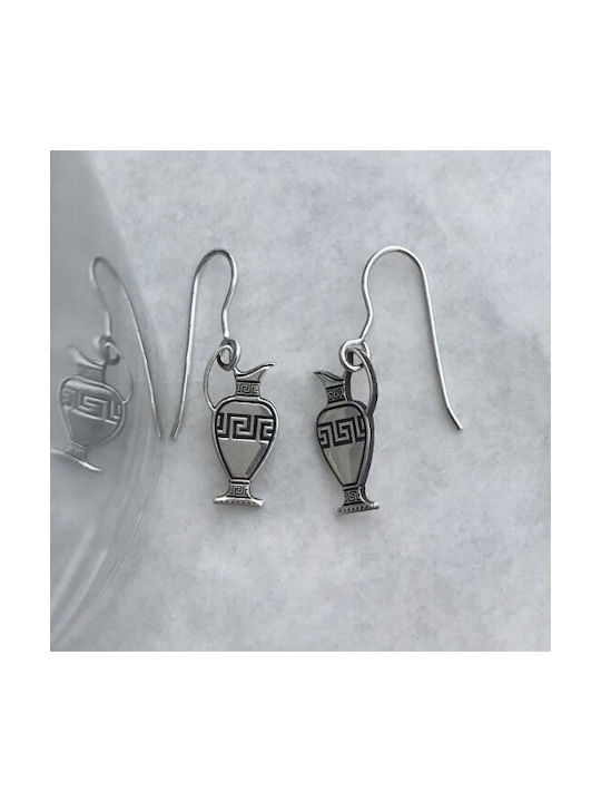 Antwnakakis Amphore Ohrringe aus Silber