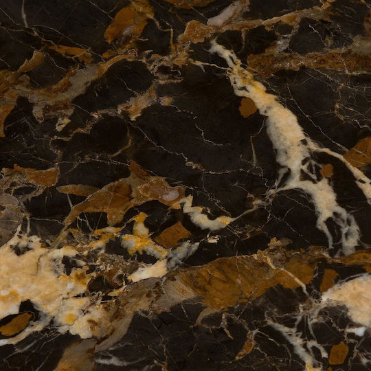 Конзолна маса Метална с Мраморно Покритие Marble Д125xШ25xВ75cm