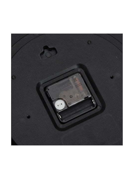 vidaXL Αθόρυβο Ρολόι Τοίχου Μπλε Ø25.5cm
