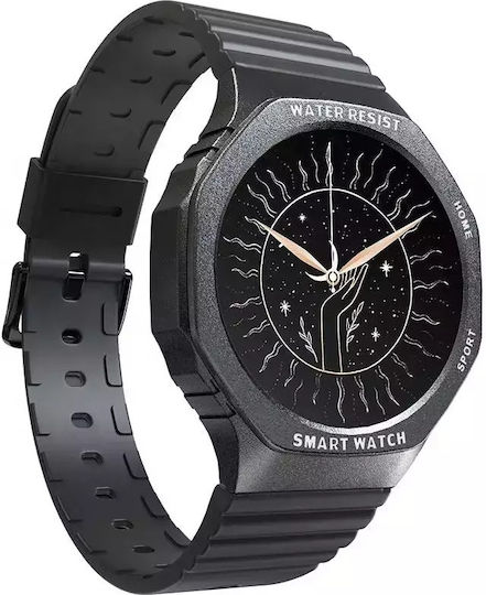 Nubi H88 Smartwatch με Παλμογράφο (Μαύρο)
