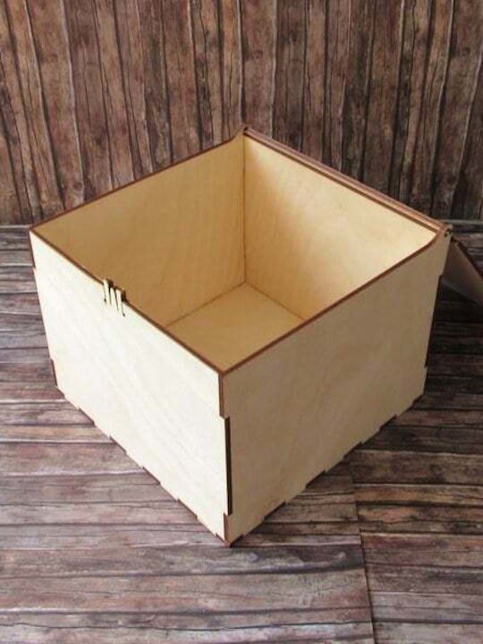 WOODEN WISH BOX 20X20X15CM NATURAL