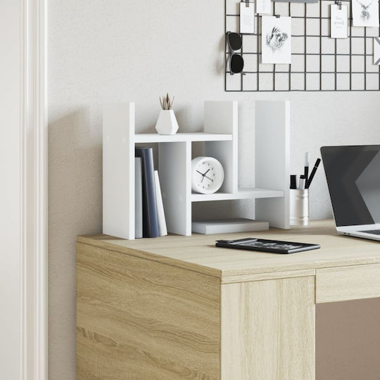 Ξύλινη Θήκη Χαρτιών σε Λευκό Χρώμα 15.5x35.5x34.5εκ. 1τμχ