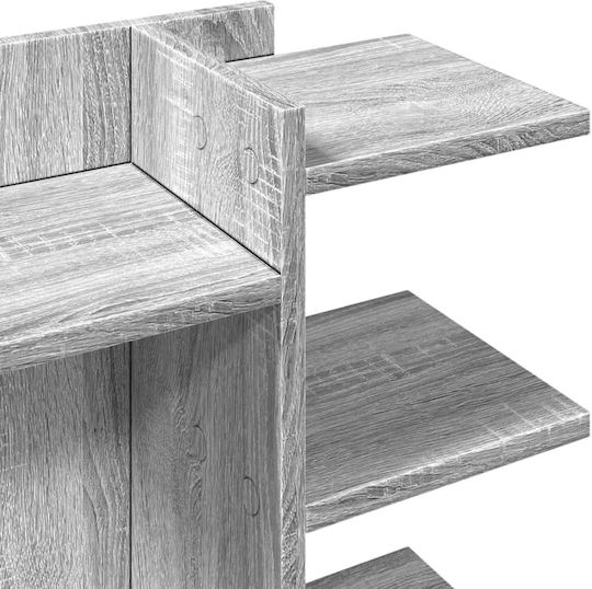 Ξύλινη Μολυβοθήκη σε Γκρι Χρώμα 21.5x42x42εκ. 1τμχ