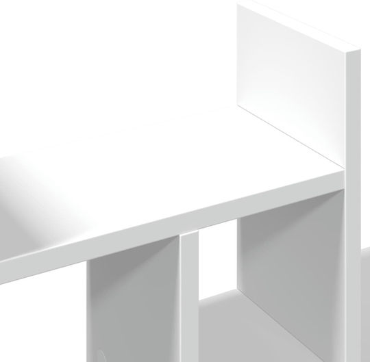 Ξύλινη Θήκη Χαρτιών σε Λευκό Χρώμα 15.5x35.5x34.5εκ. 1τμχ