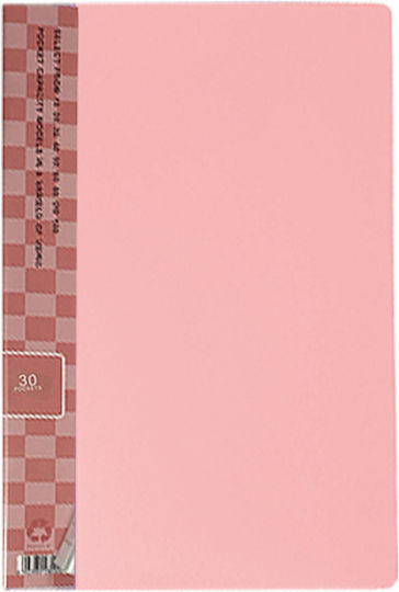 Exas Paper Exas Paper Display Book with 40 Plastic Sleeves for A4 Paper Green