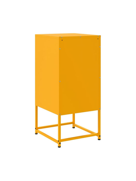 Комоди Метални Жълт 2бр 36x39x78см