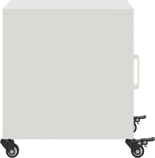 Wooden Bedside Tables White 2 Pieces 36x39x43.5cm