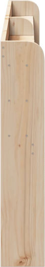 vidaXL Wooden Bed Headboard Beige 210x82cm