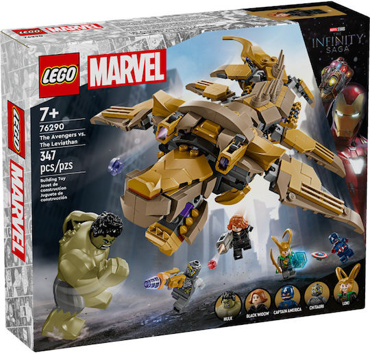 LEGO Marvel The Avengers vs The Leviathan for Ages 7+ 347 Pieces