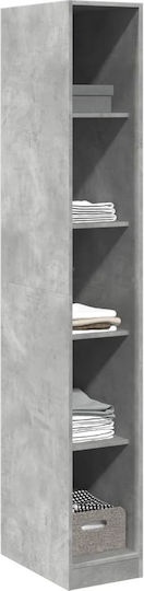 Bibliotecă Gri 30x50x200 cm