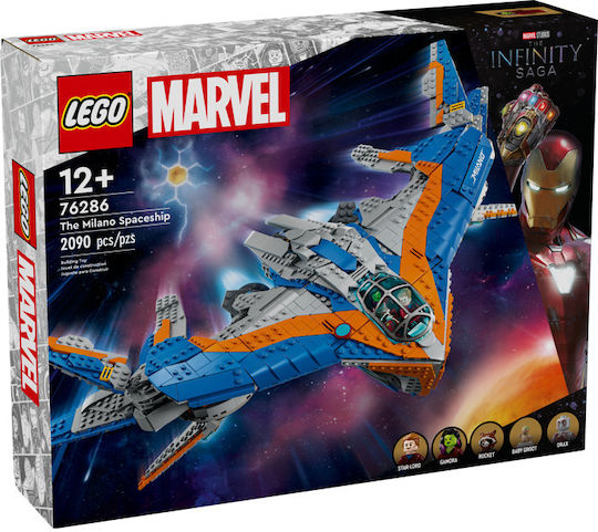 LEGO Marvel Guardians of the Galaxy The Milano Spaceship for 12+ Years 2090 Pieces