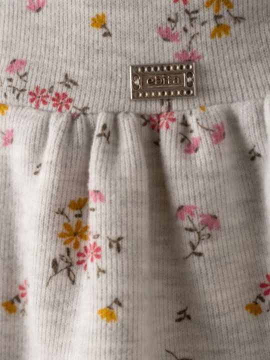 Children's Dress Long Sleeve Knitted Gray