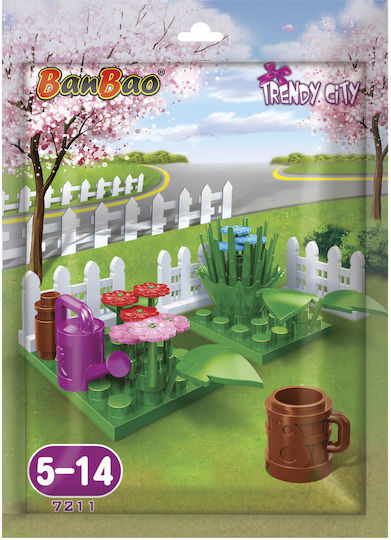 Banbao Блокчета Flower Garden за 5+ години 25бр