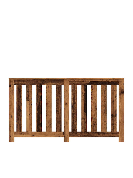 vidaXL Husă Pentru Radiator Din PAL Maro 149x20x82cm