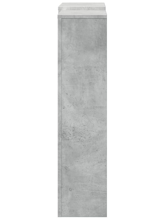vidaXL Gray Particleboard Radiator Cover 205x21.5x83.5cm