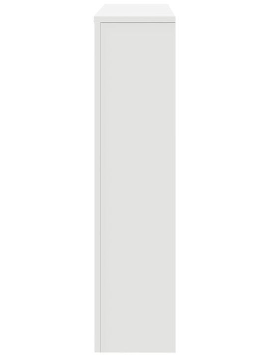 vidaXL Husă Pentru Radiator Din PAL Alb 149x20x82cm