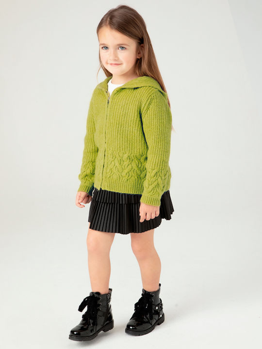 Cardigan pentru copii Tricotat Verde
