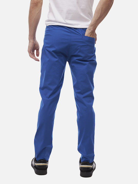 strongAnt Men's Sweatpants with Rubber Blue