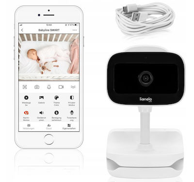 Lionelo Wireless Baby Monitor Camera & Audio , with Two-way Communication & Lullabies