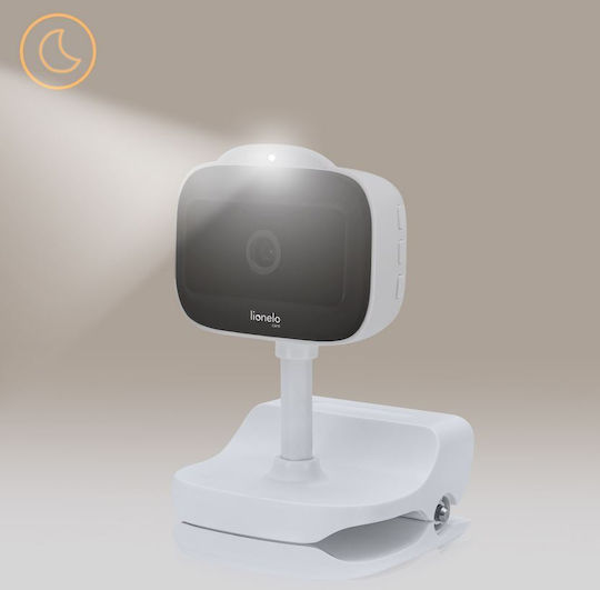 Lionelo Babyline Go Wireless Baby Monitor Camera & Audio , with Two-way Communication & Lullabies