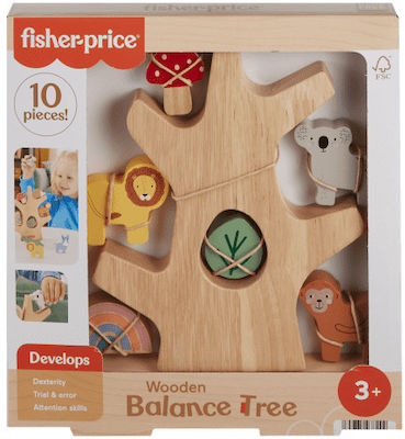 Fisher Price Baby Toy Δέντρο Ισορροπίας made of Wood