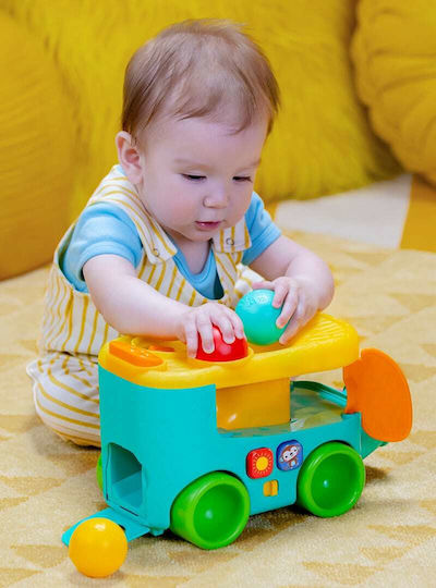 Bright Starts Παιχνίδι Pop & Roll Safari Bus Ball Play