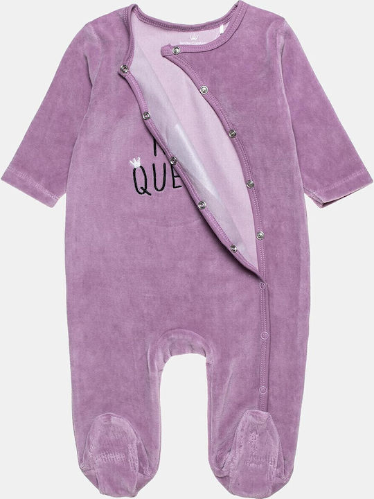 Alouette Tender Comforts Body pentru Bebeluși Mânecă lungă Catifea Lila