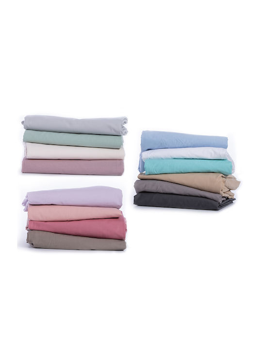 Nef-Nef Homeware Basic Σεντόνι King Size με Λάστιχο 180x200+35εκ. Mint