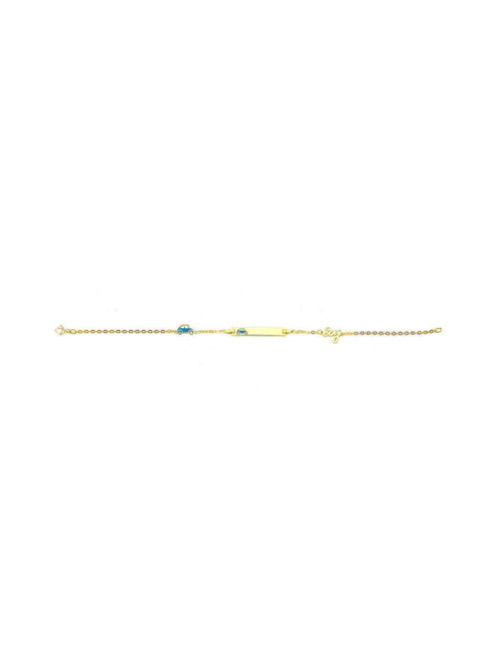 Goldsmith Kids Bracelet ID from Gold-plated Silver