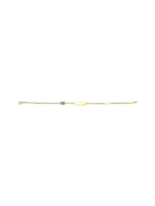 Goldsmith Kids Bracelet ID from Gold-plated Silver