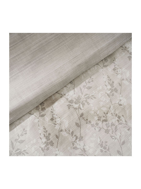 Vesta Home Torino-2 Bed Sheets Super-Double 240x270cm Beige Set 4 Pieces