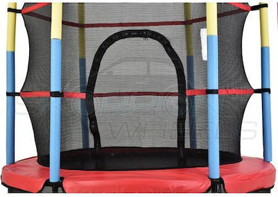 Skorpion Wheels 52855 Trampolin Draußen Durchmesser 140cm mit Netz