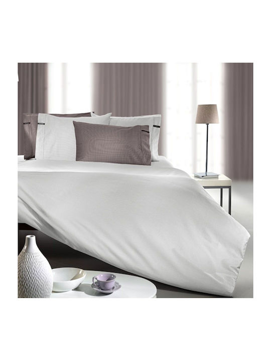 Guy Laroche Bettlaken Semi-Doppel 180x270cm. Minimal Silver