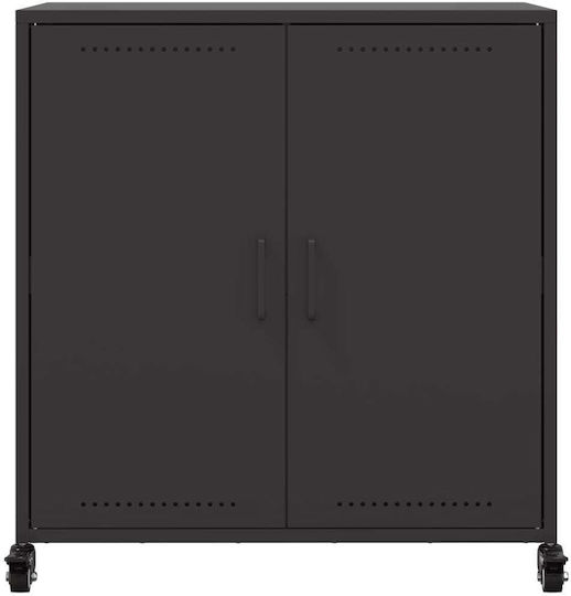 Dulap De Depozitare Pentru Birou Metalic Cu Roți 68x39x72cm