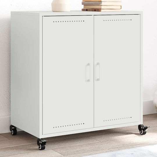 Ντουλάπι Γραφείου Μεταλλικό με Ροδάκια 68.5x39x72cm