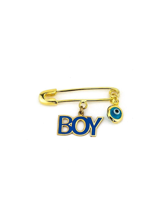 Goldsmith Child Safety Pin made of Silver for Boy