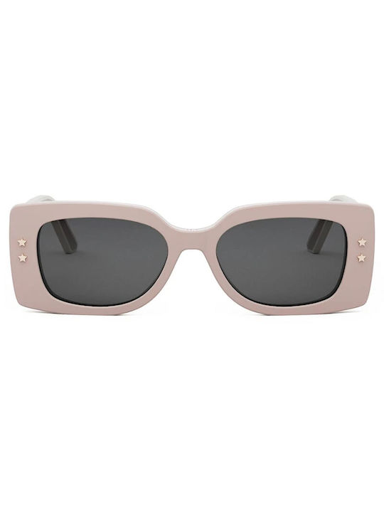 Dior Women's Sunglasses with Pink Plastic Frame and Gray Lens S1U 40A0