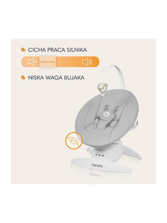 Lionelo Electric Baby Relax Iris with Music Beige Sand for Child up to 9kg