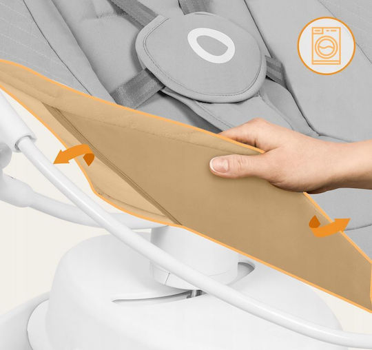 Lionelo Ηλεκτρικό Relax Μωρού Iris με Μουσική Beige Sand για Παιδί έως 9kg
