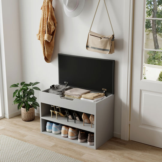 Romir Wooden Shoe Organizer Gray 60x30x44cm
