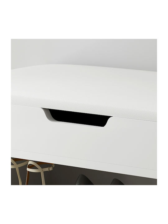 Romir Wooden Shoe Organizer White 60x30x44cm