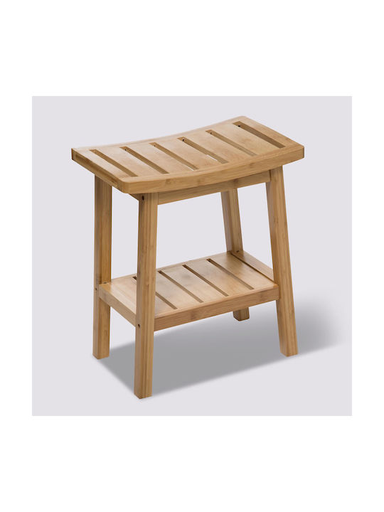 Stool For Kitchen Wooden Brown 25.2x39.5x46cm
